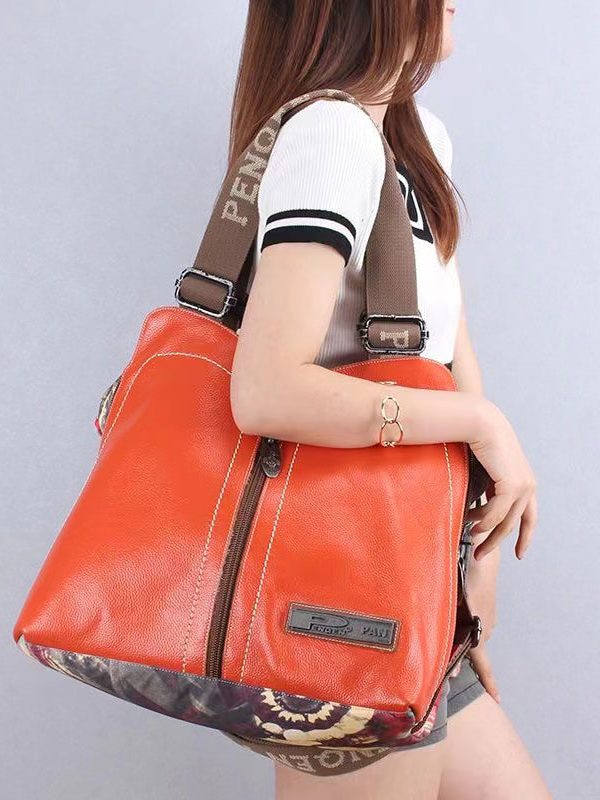 New Original Design Print Patchwork Large Capacity Messenger Bag