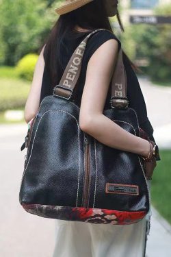 New Original Design Print Patchwork Large Capacity Messenger Bag