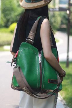 New Original Design Print Patchwork Large Capacity Messenger Bag