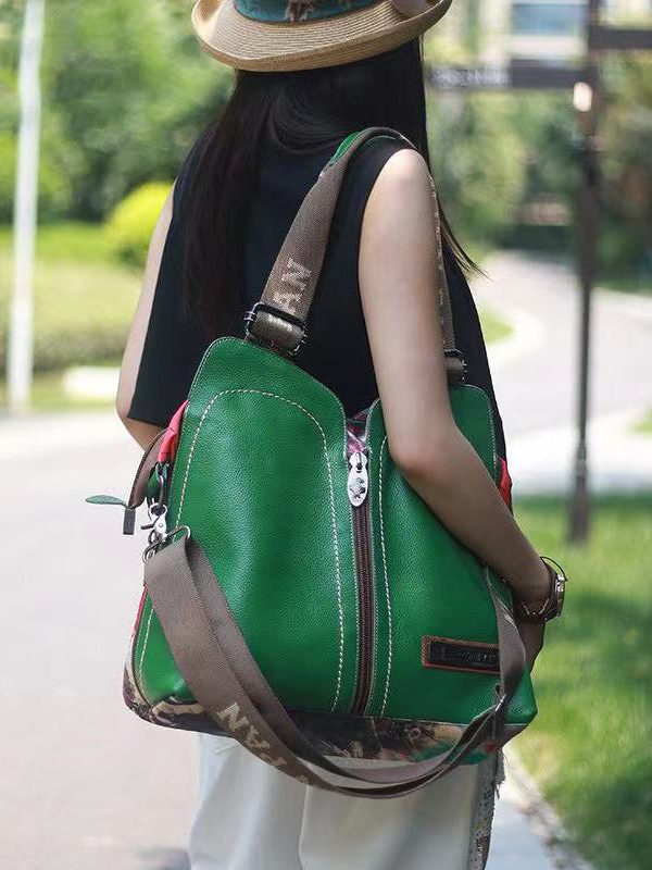 New Original Design Print Patchwork Large Capacity Messenger Bag