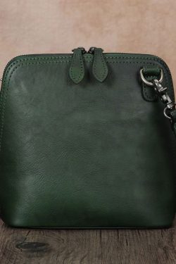 New Retro Brown Solid Durable Calf Leather Satchel Handbag