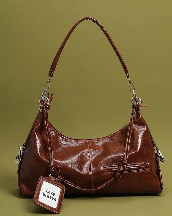 New Retro Large Capacity Faux Leather Shoulder Bags