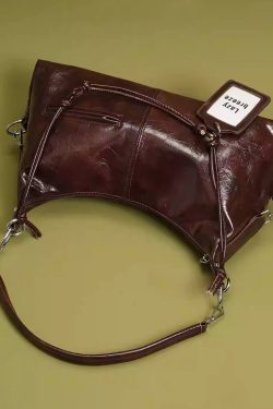 New Retro Large Capacity Faux Leather Shoulder Bags