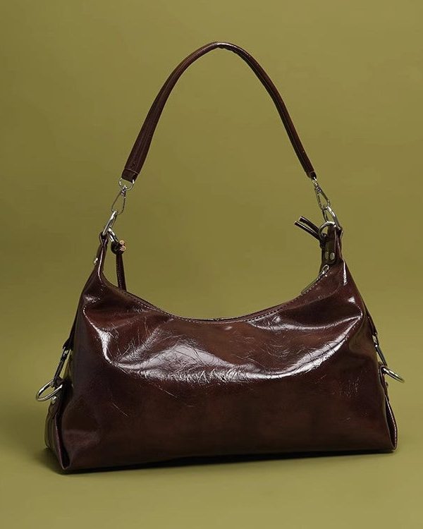 New Retro Large Capacity Faux Leather Shoulder Bags