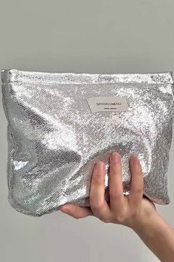 New Stylish Silver Sequins Handbags