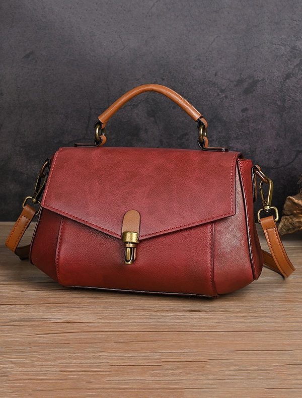 New Versatile Mulberry Calf Leather Messenger Bag