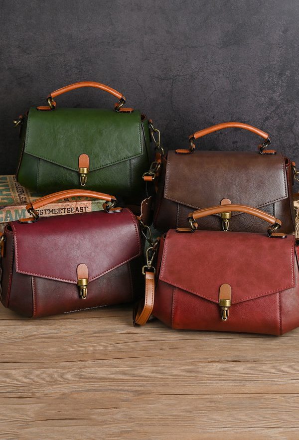 New Versatile Mulberry Calf Leather Messenger Bag