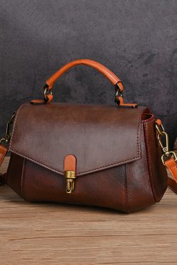 New Versatile Mulberry Calf Leather Messenger Bag