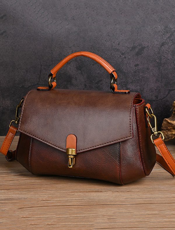 New Versatile Mulberry Calf Leather Messenger Bag