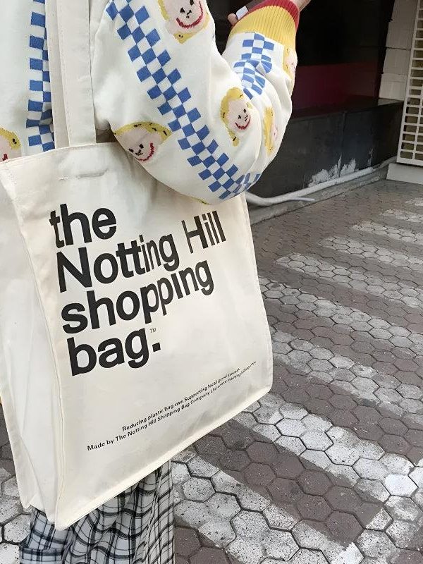 Notting Hill Canvas Tote Bag