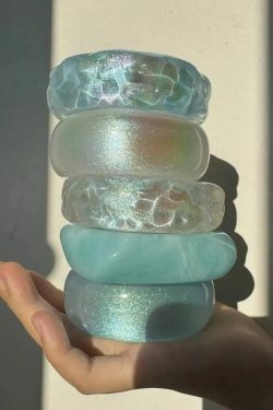 Ocean Chunky Resin Bracelet