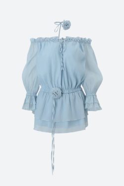 Off Shoulder Ruffled Mini Dress