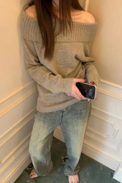 Off Shoulder Sweater
