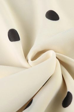 Old Money Polka Dot Midi Skirt