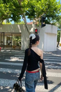 One Shoulder Basic Top