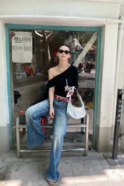 One Shoulder Basic Top