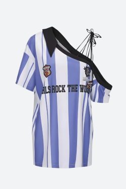 One Shoulder Jersey Top