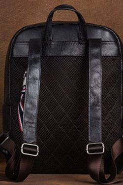 Organic Black character Paitings Calf Leather Tote Handbag