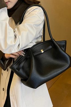 Original Design Coffee Red Versatile Large Capacity Shoulder Bag