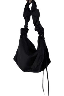 Original Design Khaki Drawstring Large Capacity Satchel Bag Handbag