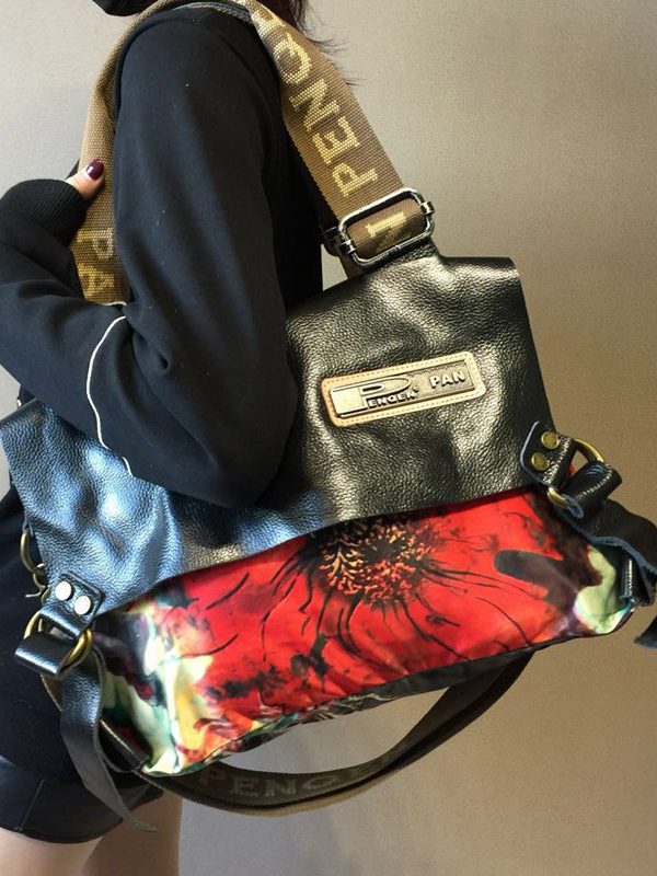 Original Design Large Capacity Printed Messenger Bag