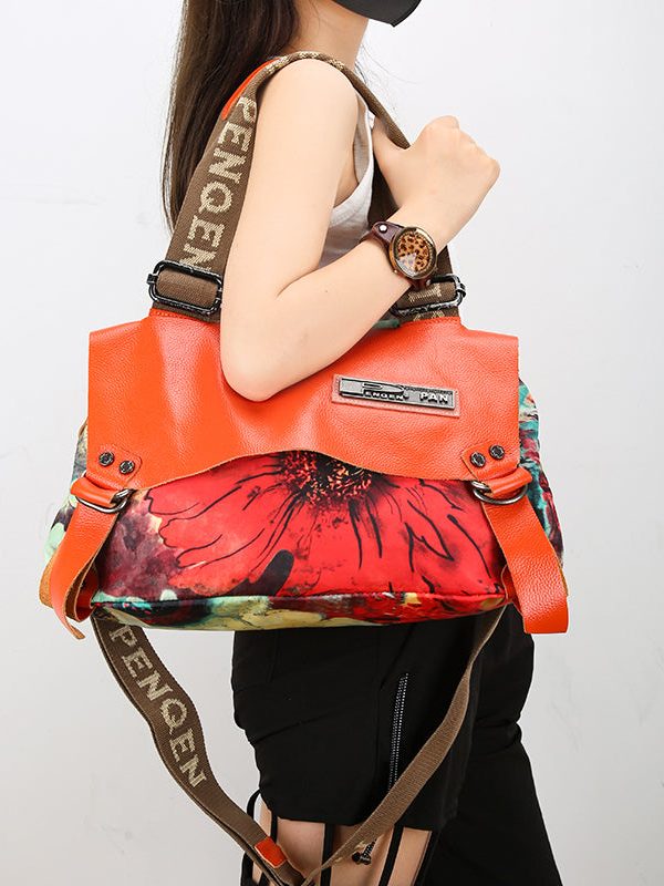 Original Design Large Capacity Printed Messenger Bag