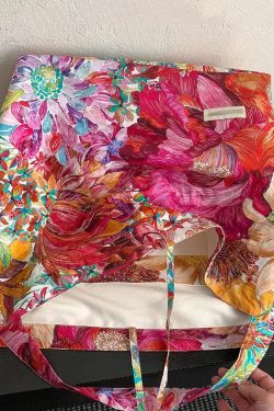 Original Design Print Large Capacity Canvas Shoulder Bag