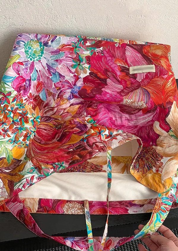 Original Design Print Large Capacity Canvas Shoulder Bag