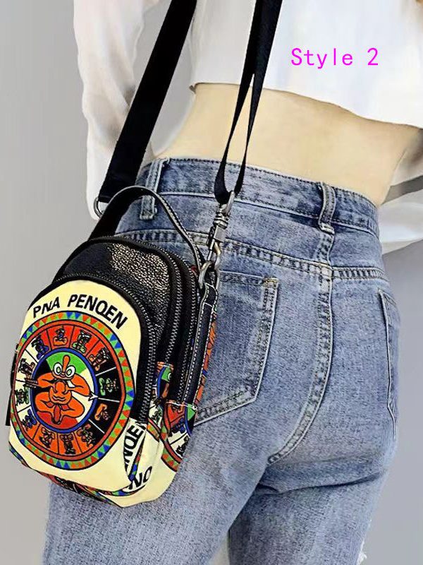 Original Design Sense Printed Versatile Shoulder Bag