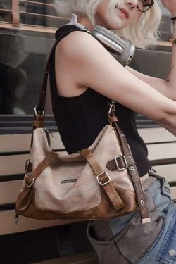 Original Design Stylish Faux Leather Satchel Bag Handbag