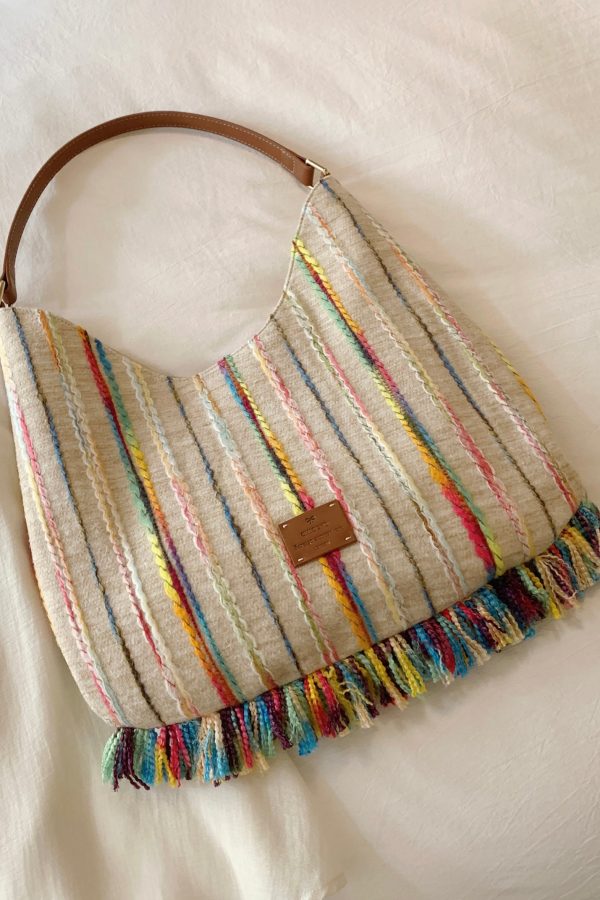 Original Design Tassel Solid Durable Satchel Bag Handbag