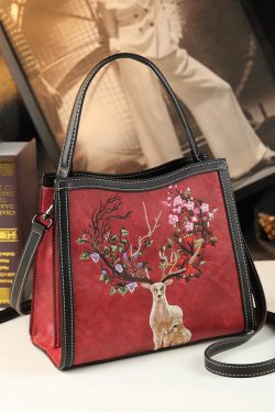 Original Design Vintage Mulberry Embroidered Calf Leather Tote Messenger Handbag