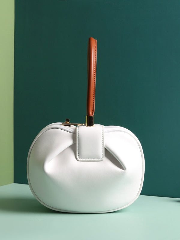 Original Design Yellow Calf Leather Tote Handbag