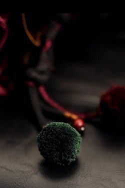 Original Ethnic Style Linen Embroidery Ruffled Messenger Bag