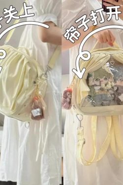 Original Ita Mochila – Large Capacity Student Backpack Women’s Kawaii School Crossbody Shoulder Bag