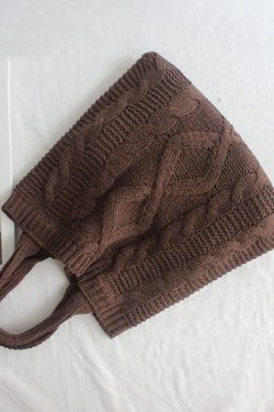 Original Japanese Knitted Cotton Thread Handbag Carrying Bag