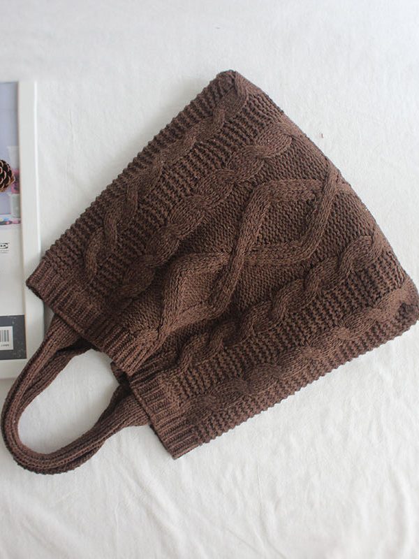 Original Japanese Knitted Cotton Thread Handbag Carrying Bag