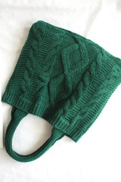 Original Japanese Knitted Cotton Thread Handbag Carrying Bag