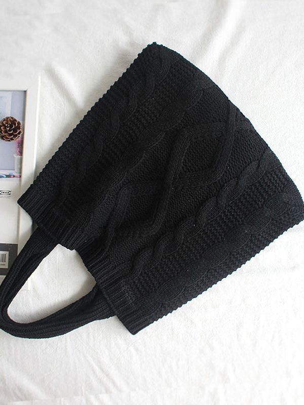 Original Japanese Knitted Cotton Thread Handbag Carrying Bag