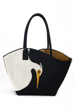 Original New Coffee Knitted Large Capacity Shoulder Bag