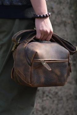 Original New Durable Cowhide Crossbody Bag