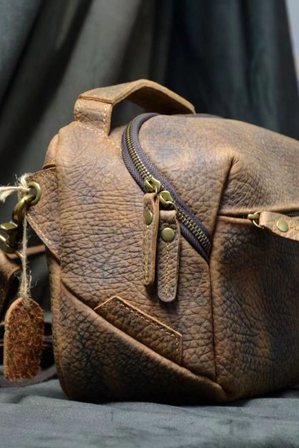 Original New Durable Cowhide Crossbody Bag