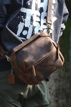 Original New Durable Cowhide Crossbody Bag