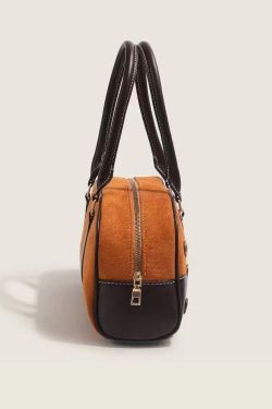 Original Retro American Versatile Metal Button Handbag