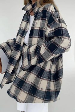 Oversize Plaid Shirt