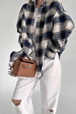 Oversize Plaid Shirt