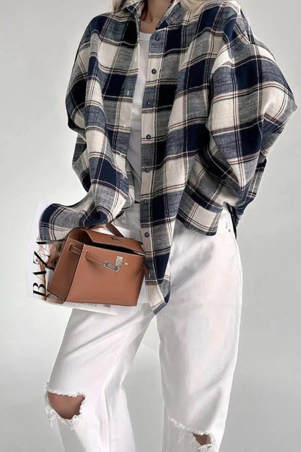 Oversize Plaid Shirt