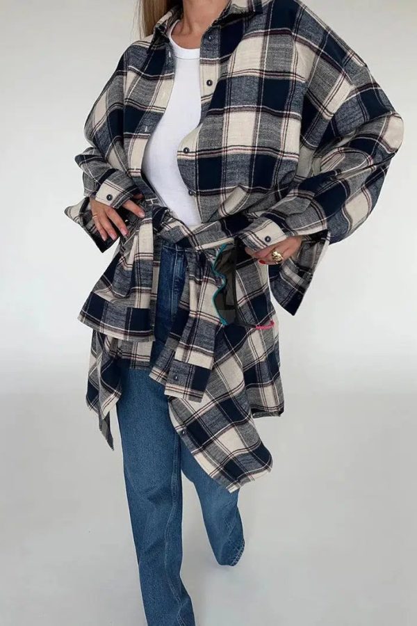 Oversize Plaid Shirt