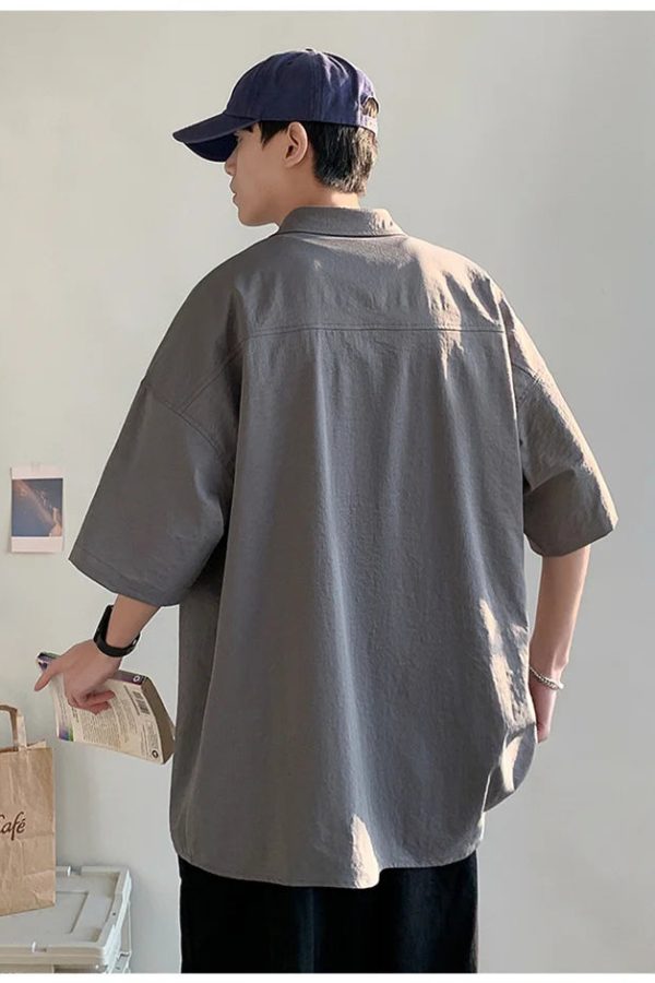 Oversized Short Sleeve Shirt