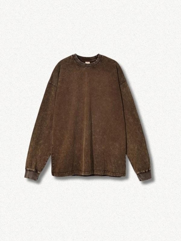 Oversized Washed Basic Tee